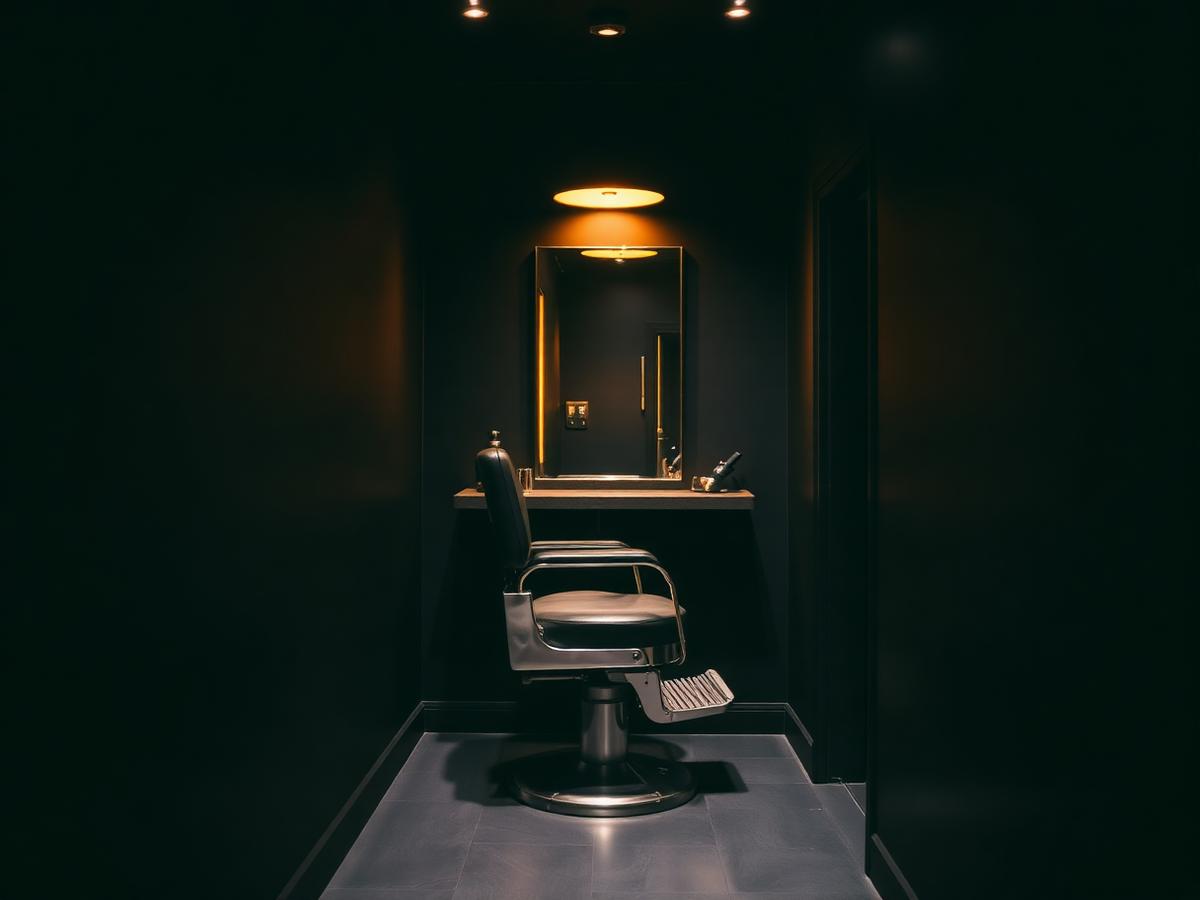 Innenansicht von Olis Friseursalon